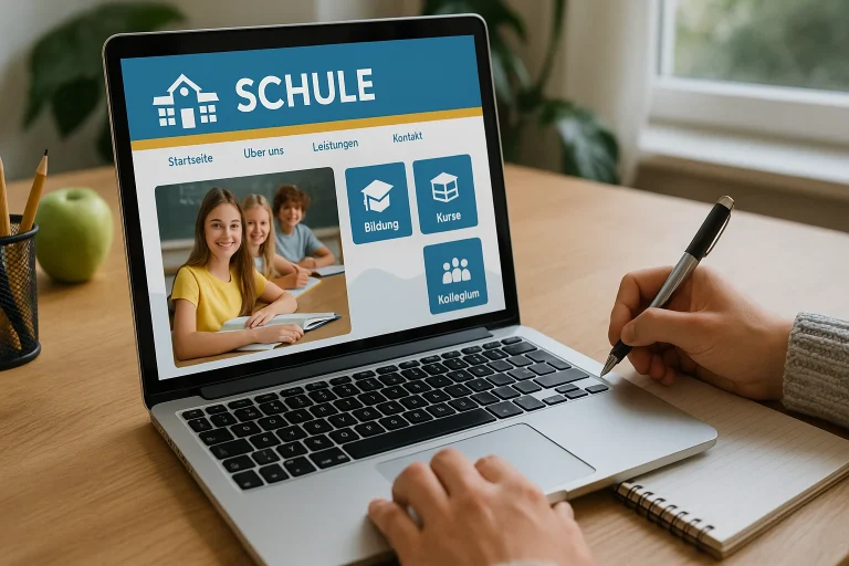 Schulwebseite optimieren