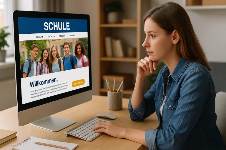 Wie verbessere ich meine Schulwebsite für neue Interessenten?