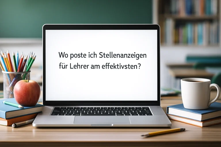 Wo poste ich Stellenanzeigen für Lehrer am effektivsten?